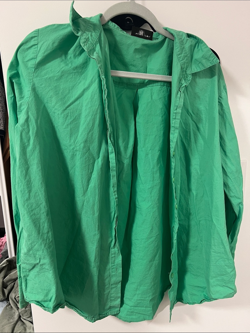 WHITE FOX Casual Button-Down Shirt in Green